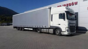 Międzynarodowy transport ciężarowy samochodowy z windą 24 tony